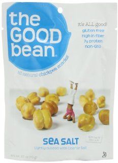 The Good Bean Sea Salt flavor, 2.5 Ounce (Pack of 6)  Snack Party Mixes  Grocery & Gourmet Food