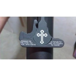 Charging Handle   Laser Engraved   PSALM 1441  Gun Stock Accessories  Sports & Outdoors