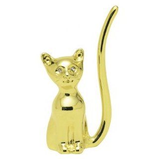 Swissco Ring Holder Siamese Cat   Gold Tone  Makeup Bags And Cases  Beauty