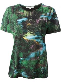 Carven Botanical Print T shirt   Cumini