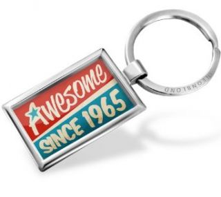 Keychain Awesome since 1965, Birthday/Year   Neonblond Clothing