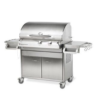 36 inch Stainless Steel Cook Number Grill on Cart   Frontgate   Propane Grills
