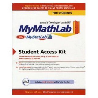 MyMathLab Student Access Kit Hall H Pearson Education 9780321199911 Books