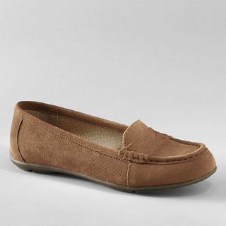 Lands End womens suede loafers