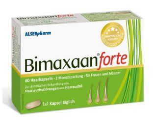 Bimaxaan forte Haarkapseln, 2 Monatspackung Lebensmittel & Getrnke