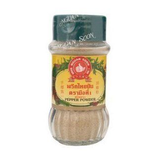 White Pepper Powder 100% Thai Natural Herb Nguan Soon Hand Brand No.1 60 Grams Made in Thailand Health & Personal Care