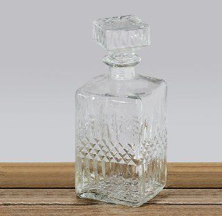 Whiskyflasche Whiskykaraffe aus Glas 900ml Küche & Haushalt