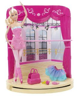 Barbie   Die verzauberten Ballettschuhe   Ballett Studio [UK Import] Spielzeug