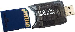 Cardreader USB 2.0 Stick extern fr SD/MMC LogiLink Computer & Zubehr