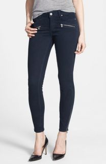 Paige Denim 'Jane' Zip Detail Skinny Jeans (Azure)