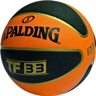 Spalding Ball TF 33 Out, orange/schwarz, 6, 3001533013316 Sport & Freizeit