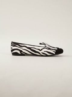 Marc By Marc Jacobs Zebra Face Slippers   Francis Ferent