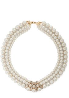 Pearls Just Wanna Have Fun Necklace  Mod Retro Vintage Necklaces
