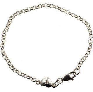 D fr Diamant Herz Silber Armbnder Schmuck