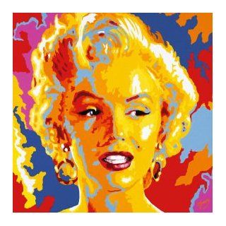 Kunstdruck 'Marilyn Monroe' von Vladimir Gorski   Bildgre 85 cm Breite x Hhe 85 cm Küche & Haushalt