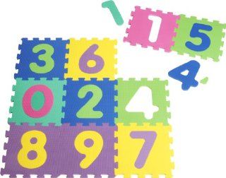 Playshoes 308744   Puzzlematten Zahlen 10 teilig Spielzeug