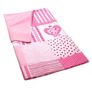 Tchibo Tagesdecke Patchworkmuster rosa 220x150 cm Küche & Haushalt