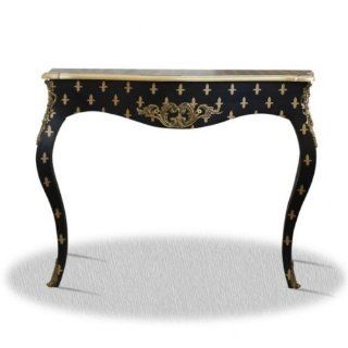 Barock Konsole Tisch Schlag Gold Antik Stil Kolonialstil AlKs0002SwGo Küche & Haushalt