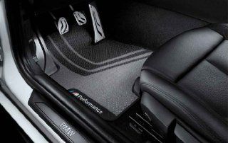 BMW M Performance Pedalauflagen Edelstahl m. Schaltgetriebe Passend fr 1er F20, F21 und 3er F30, F31 und 5er F10, F11 und 6er F12, F13 Auto
