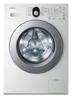 Samsung WF 8704 Waschmaschine / AAA / 1400 UpM / 7 kg / 56 L / LED Display / Diamond Pflegetrommel / Silber Aktiv System / wei Elektro Grogerte