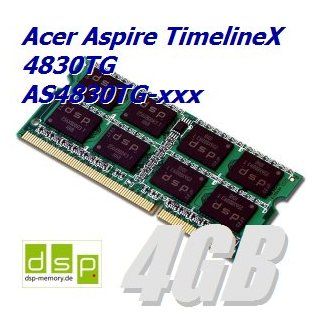 4GB Speicher / RAM fr Acer Aspire TimelineX 4830TG Computer & Zubehr