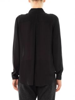 Embellished bib silk blouse  L'Agence