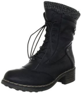 Rieker 90211 00, Damen Fashion Halbstiefel & Stiefeletten, Schwarz (schwarz/black grey 00), EU 38 Schuhe & Handtaschen