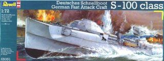 Revell Modellbausatz 05051   Deutsches Schnellboot S 100 Class im Mastab 172 Spielzeug