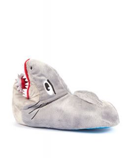 Grey Shark 3D Slippers