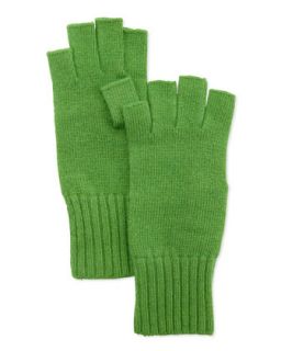 Fingerless Soft Knit Gloves, Rosemary