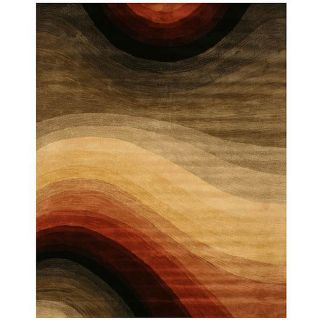 Hand tufted Desertland Multicolor Wool Rug (5 X 8)