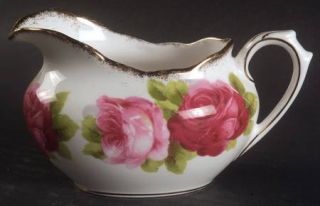 Royal Albert Old English Rose (Brushed Gold Trim) Mini Creamer, Fine China Dinne