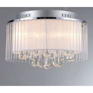Ares Chrome Five light Chandelier