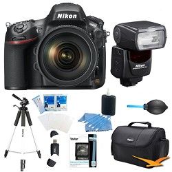 Nikon D800 36.3 MP CMOS FX Format DSLR Camera Body with SB 700 Speedlight Flash