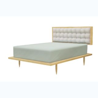 Tronk Design Turner Queen Panel Bed TUR_BED Finish Maple, Color White
