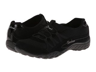 SKECHERS Breathe Easy Womens Shoes (Black)