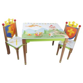 Fantasy Fields Knights & Dragons Table & Chair Set   Kids Tables and Chairs
