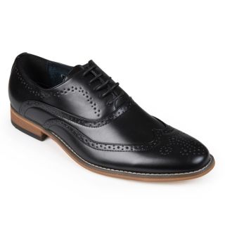 Vance Co. Mens Faux Leather Oxford Dress Shoes
