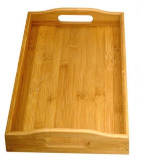 Creative Home Bamboo Rectangle Serving Tray   Serving Trays