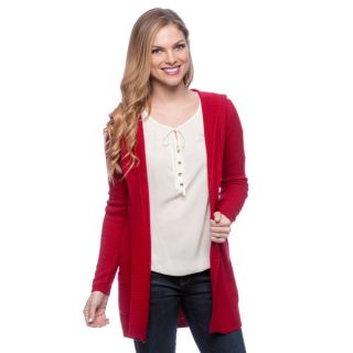 Ply Cashmere Womens Long Sleeve Hooded Cardigan   16952671