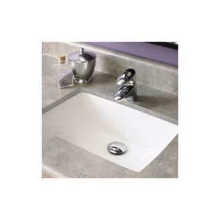 DecoLav Classic Rectangular Undermount Bathroom Sink with Overflow