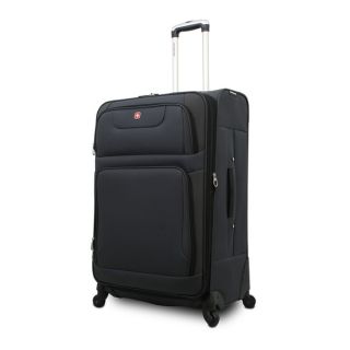 SwissGear SA7297 Grey 28 inch Expandable Spinner Upright Suitcase