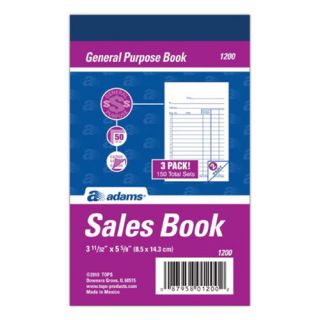 Part Carbon Interleaved Sales Book by Adams Business Forms