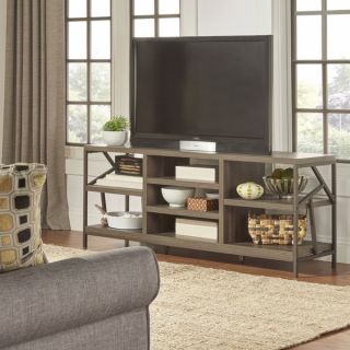 Lincoln Metal Accent Storage Media Console Sofa Table TV Stand