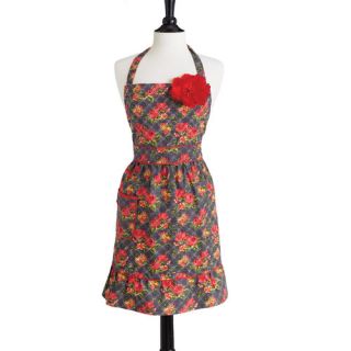 Quilted Floral Bib Courtney Apron