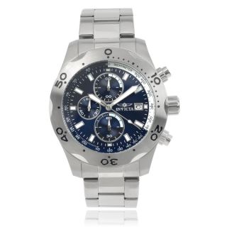 Invicta Mens 17748 Specialty Stainless Steel Blue Dial Link Watch