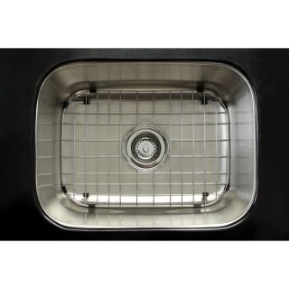 Undermount Stainless Steel 23 inch Single Bowl Kitchen Sink Combo