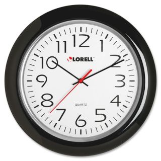Lorell Wall Clock Black   16760980 Top