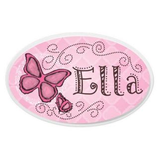Personalized Butterfly Oval Wall Plaque by KidKraft