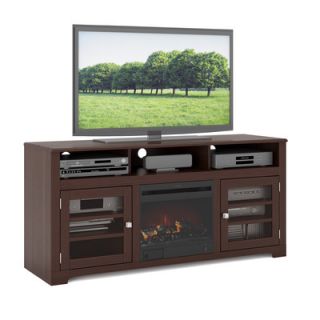 dCOR design West Lake TV Stand with Electric Fireplace